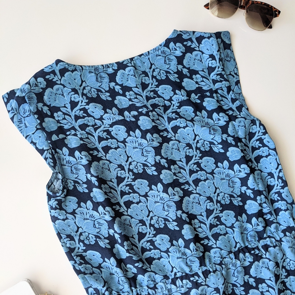 Cabi Java Indigo Navy Blue 5265 Button Drawstring… - image 5